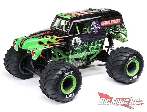 mini siler grave digger monster trucks|losi rc grave digger upgrades.